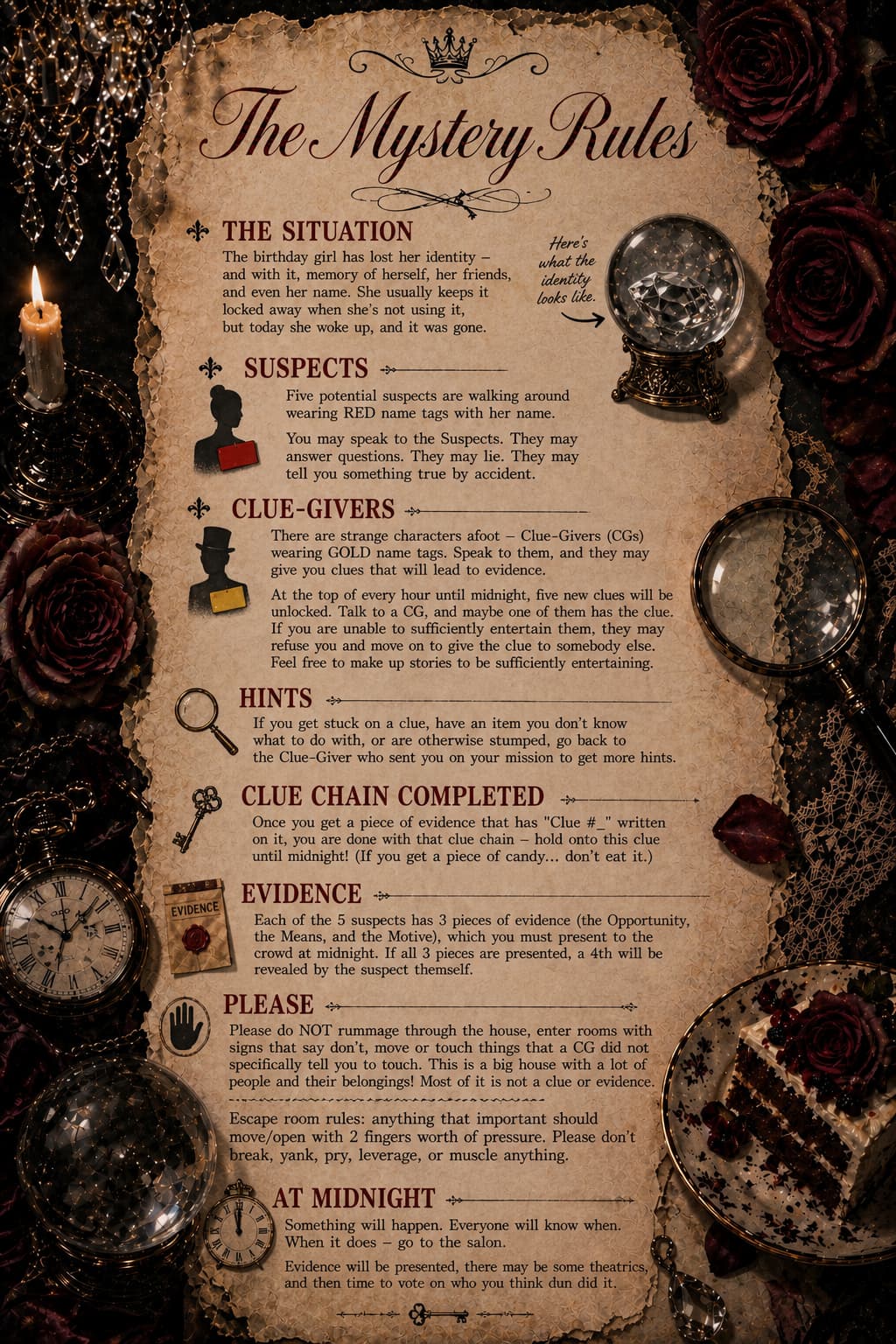 The Mystery Rules
